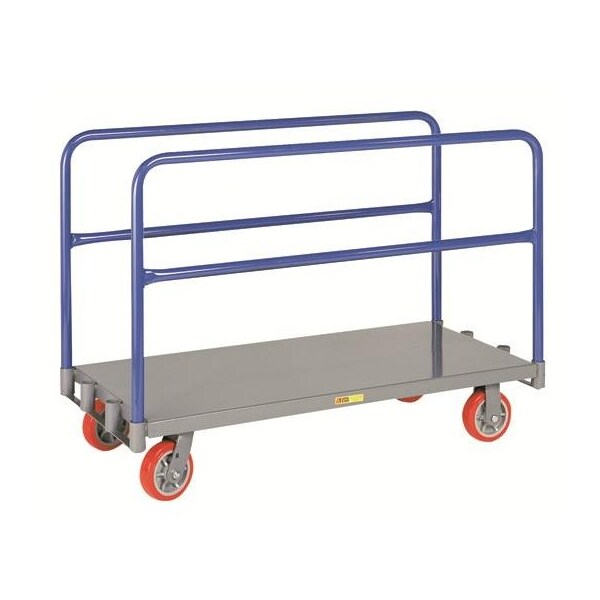 Adjustable Sheet & Panel Truck, 3600 lb Cap, 6" Poly, 24" x 48" Deck